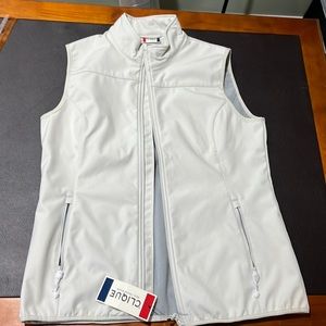 REDUCED! Clique/Cutter & Buck Trail Stretch Full Zip Vest